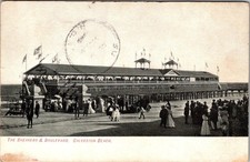 1907-10's THE BREAKERS and BOULEVARD GALVESTON BEACH TEXAS ANTIQUE POSTCARD picture