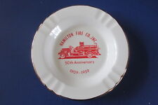 Vtg The Sabina Line - Hamilton Fire Co. 1909-1959, 50th Anniv. Collector Plate  picture