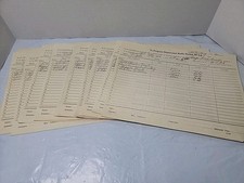 1940 WFAA Radio Program Forms Lot Of 17 Dallas TX Western Cowboy Songs Ephemera picture