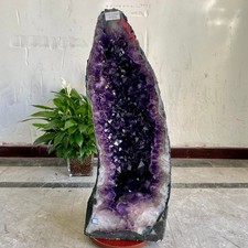 77.16LB Large Natural Amethyst Geode Cathedral Crystal Cluster Specimen Healing picture