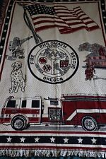 Philomath Fire And Rescue Oregon Cotton Woven Blanket picture