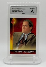 2003 Topps Daredevil Foggy Nelson #7 signed by Jon Favreau SWAU Slab picture