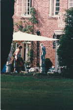 Original Press Photo Princess Diana Lady Di Spencer at Sarah's Home 5-6-95 picture
