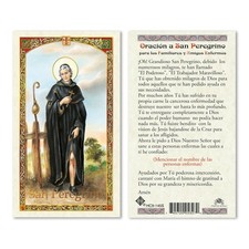 San Peregrino Tarjecta de oración laminada picture
