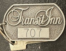 Transit Inn Perth’s Finest Small Hotel Australia Chunky Hotel Room Key #707 Fob picture