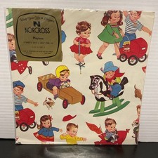vintage Norcross gift wrap  