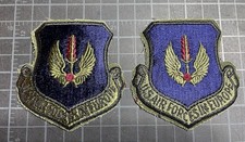 SET X2 US AIR FORCE U.S.A.F. US AIR FORCE IN EUROPE VINTAGE ORIGINAL PATCH X2 picture