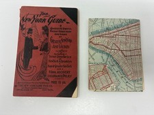 1896 New York City Brooklyn Bronx Queens Tourist Street Guide & Vistor Map  picture