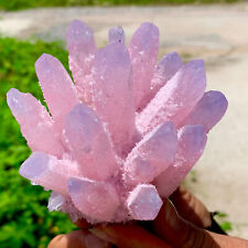 460G Newly Discovered Pink Phantom Quartz Crystal Cluster Mineral picture