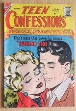 VINTAGE ROMANCE COMIC BOOK NOV 1959 TEEN CONFESSIONS CHARLTON VOL 1 # 2  picture