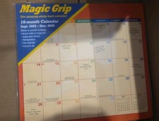Calendar Ink, Rainbow Jumbo 2026 Magic Grip Wall Calendar Refrigerator picture