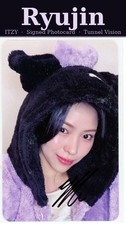 ITZY Ryujin Signed Tunnel Vision Makestar Lucky Draw Winner Auto Autograph PC picture