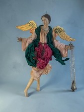 Celestial Angel 40 Cm Nativity Scene Neapolitan Crib Art picture