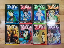 Yuyu Hakusho Volume 1-8 Shonen Jump Manga Yoshihiro Togashi First Print picture
