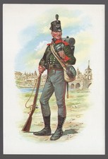 60th Royal American Regiment British Military Uniform Stadden Art Postcard picture