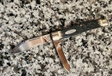 Vintage Imperial Diamond Edge 352 2 Blade Folding Pocket Knife - 6 3/4