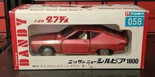 TOMY 058 Nissan New Silvia 1800 Tomica Dandy from Japan picture