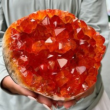 4.71LB  Beautiful and high-quality yellow cluster cave samples picture