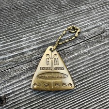 1955 GM General Motors Powerama Promo Keychain Abricast Cast For Progress picture