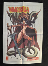 VAMPIRELLA POSTER Rudy Nebres Adult RARE HARRIS HOTLINE Spring 1996 VINTAGE 1 picture