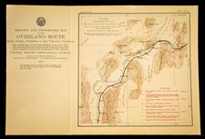 1915 Antique Southern Pacific Railroad Map Winnemucca Nevada Mill City Preble picture