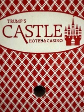 Trump’s Castle Atlantic City Casino Red Bee Playing Cards w/Jokers Cancelled Vtg picture