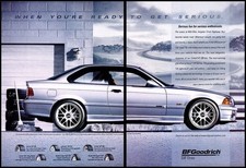 1998 BMW 3-Series BFGoodrich 2-page Original Advertisement Print Art Car Ad J473 picture