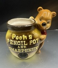 Vintage Pooh's Pencil Pot And Sharpener Made By Enesco A Walt Disney Production picture