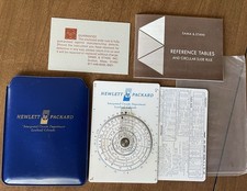 Rare Hewlett Packard Sama & Etani Reference Tables And Circular Slide Rule HP picture