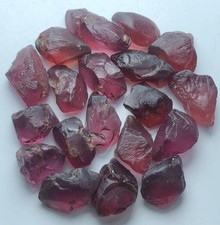 Natural African Malaya Garnet Facet Grade Rough 53.25 Ct Lot – Good Clarity picture