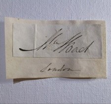 Sir Matthew Wood, 1st Baronet Autograph Signature 1768-1843 Lord Mayor of London picture