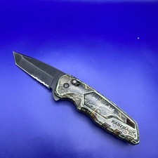 Milwaukee FASTBACK 48-22-1535 Camo Tanto Folding Knife picture