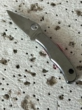 Vintage Mikov Mini Key Chain Stainless Steel Folding Pocket knife Silver — picture