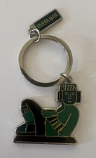 Riviera Maya Mexico Chacmool Mayan Statue Enamel Souvenir Keychain picture