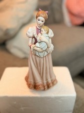 Home Interiors Homco Comforting Arms 14014-99 Mother & Baby Figuruine Porcel picture