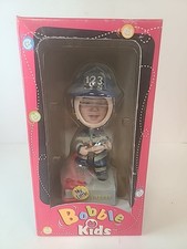 Bobble Kids My Little Fireman Face Photo Picture Frame Bobblehead Figurine - NIB picture