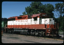 Original Slide BN #3056 GP40-2 Burlington Northern Omaha NE 1982 ex-Frisco picture