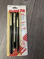 Pentel Vintage Automatic Pencil Clic Eraser & Superball Pen Student Set JAPAN picture