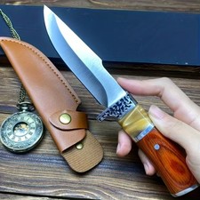 Outdoor Straight Knife With Knife Cover, Outdoor Camping Equipment, Portable Hun picture