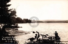 Caswell's Cove Bow Lake NH New Hampshire c1930s RPPC Photo Postcard COPY picture