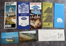 Vintage 1970’s Salt Lake City Utah Travel Brochures + Post Cards picture