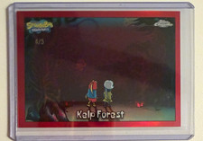2025 Topps SpongeBob Chrome 25th Anniversary #53 Kelp Forest Red /5 picture