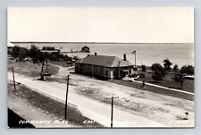 East Tawas MI-Michigan RPPC Community Building Real Photo c1930 Vintage Postcard picture