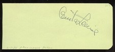 Anita Louise d1970 signed 2x5 cut autograph on 3-4-48 at Ambassador Hotel LA picture