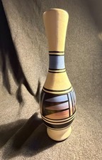 Cedar Mesa 10050 Indian Rainbow Bud Vase Signed Mitchell Navajo 8