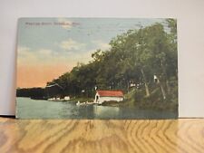 Magician Beach Dowagiac, Michigan Vintage Lithograph Post Card Posted 1913 picture