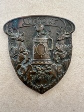 Vtg  Luchow's German Restaurant New York Bronze Medallion picture