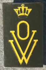Vintage Dutch East Indies Sleeve Emblem OVW Oorlogsvrijwilligers Volunteers picture