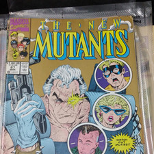 The New Mutants #87 Marvel Comics 1990 Cable Louise Simonson Rob Liefeld Direct picture