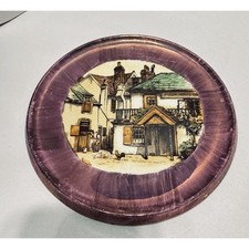 Vintage Lancaster & Sandland English Ware Four Ways Inn Village Scene Plate 7in picture